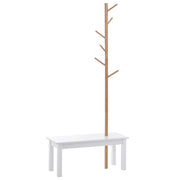 Appendiabiti con panca ¨C Minimal ¨C Bamb¨´ e MDF 80x30x180cm