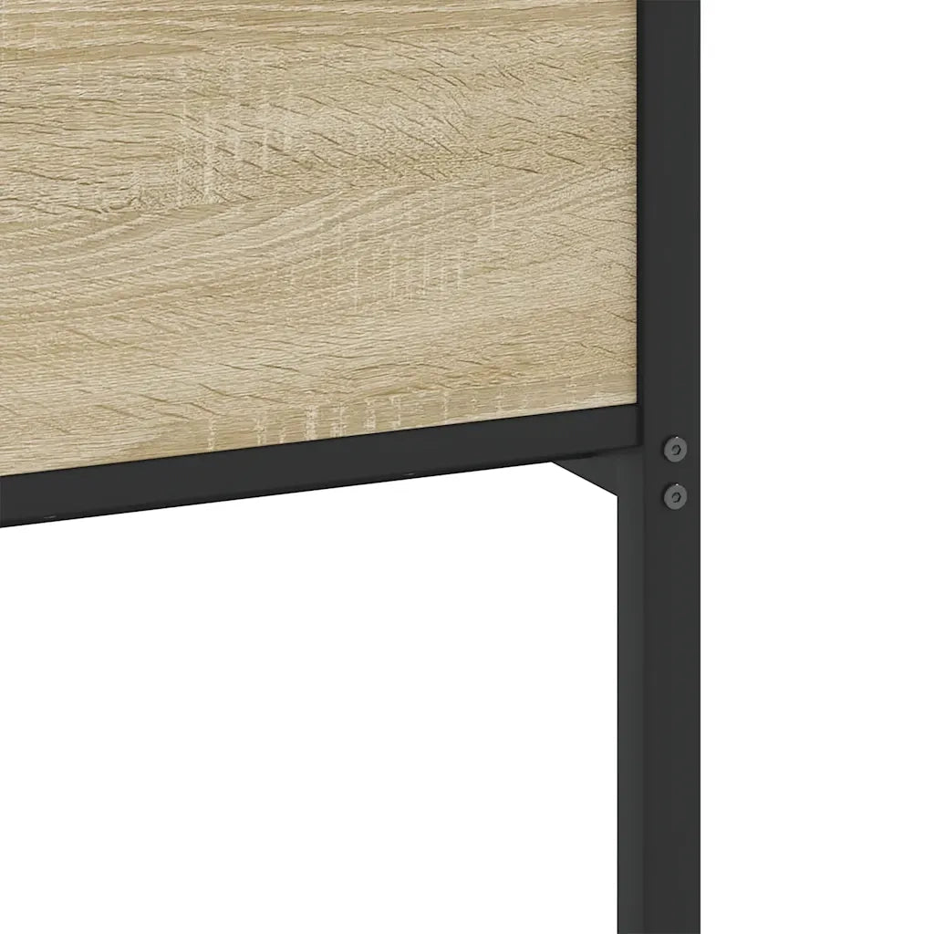 Giroletto senza Materaso in Metallo Rovere Sonoma 183x213 cm 3325126