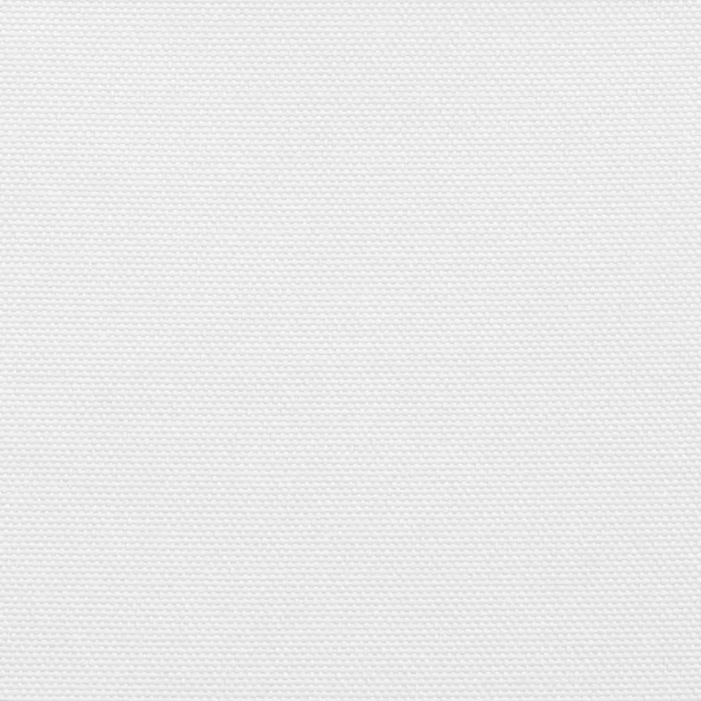 Parasole a Vela Oxford Triangolare 5x5x6 m Bianco 135293