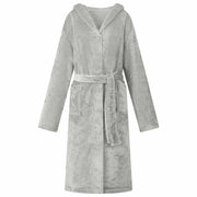 Accappatoio con Cappuccio Grigio s Flanella 42017231