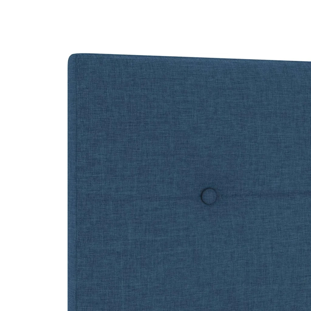 Struttura del letto con testiera Blu 140 x 190 cm Tessuto 3344731