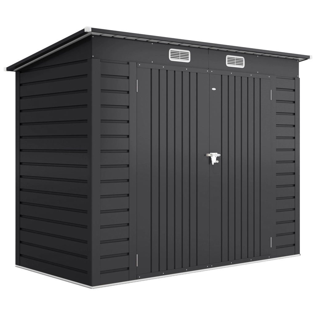 Capanno Attrezzi ¨C Zephmum ¨C Grigio Acciaio Zincato 249x121x183 cm