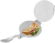 Frittelle e Roti Maker in Acciaio Leggero - Zaffera per Patacones - 19.6 cm Quesadilla Maker