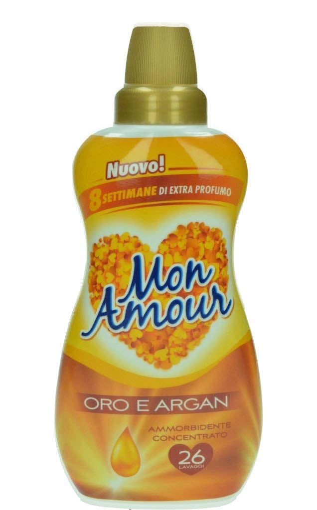 FELCE AZZURRA AMMORBIDENTE MON AMOUR ORO E ARGAN 26 LAVAGGI 650 ML