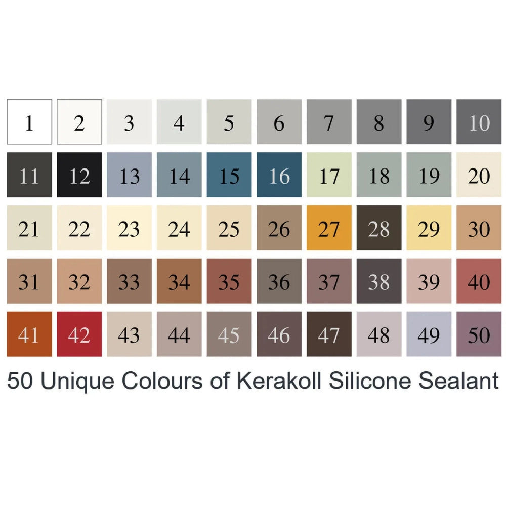 Silicone sigillante decorativo piastrelle mosaici giunture fughe colorato 310 ml *** colore- n 12, confezione 1