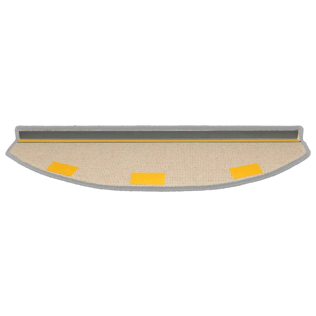 Tappetini per scale autoadesivi 15 pz | Gradini per Scale Grigio Chiaro