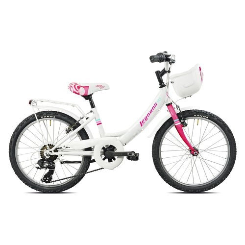 Bicicletta legnano 26l636b happy bianco