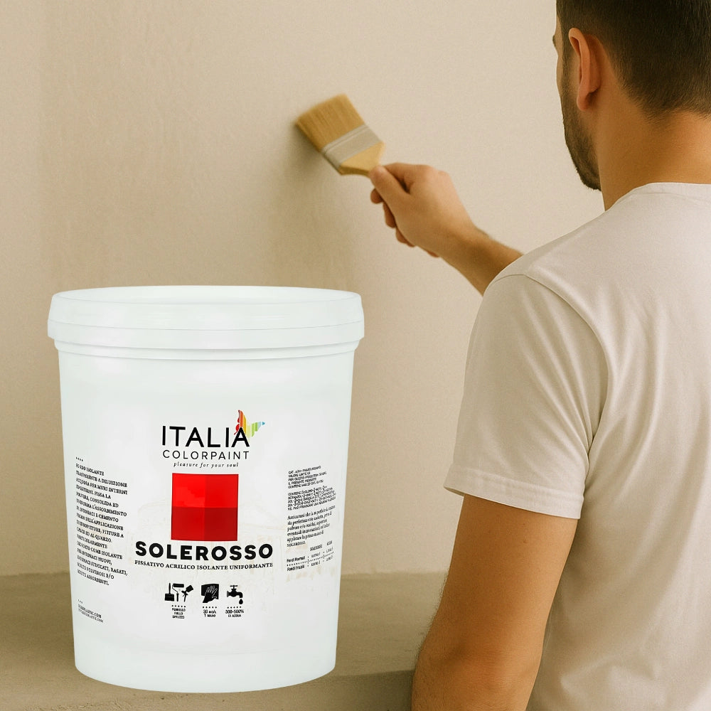 I pre trattamenti primer solerosso fissativo acrilico uniformante trasparente *** formato 1 lt, confezione 1