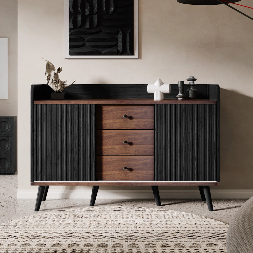Credenza 3 Cassetti Legno ¨C MINIMAL ¨C Soggiorno Camera 117,5x40x80 cm