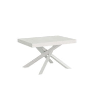 Tavolo allungabile 90x120/224 cm Volta bianco frassino telaio bianco