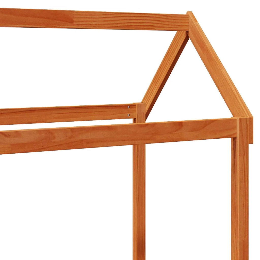 Letto singolo | Letto per adulti | Set di Letto per il Giorno 2 pcs Marrone cerato Pino massello