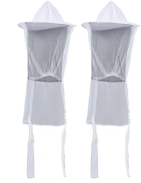 Cappello di protezione per insetti - Set da 2 pezzi - Ideale per pescatori/cacciatori/trekker - Adatto per campeggiatori - Cappello per apiario