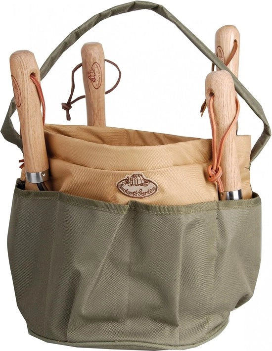 Tuingereedschap rosofobico con tas di stoccaggio