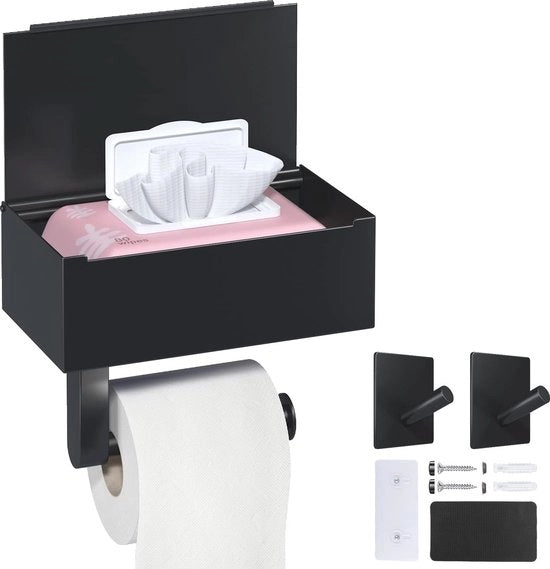 Supporto per Cartucce di Toilette in Legno - Soluzione Multifunzionale di Stoccaggio per la Stanza da Bagno