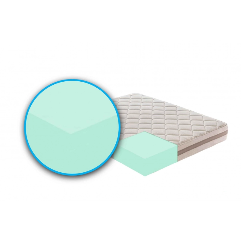 Materasso Jenny schiumato ad acqua | Altezza materasso 21cm – Livello di rigidità 8/10 - 80x200