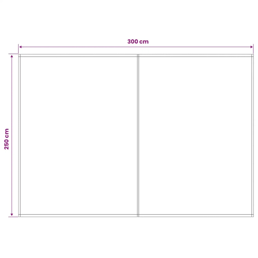 Telo di ricambio per tenda da sole Arancione e Nero Poliestere 3444335