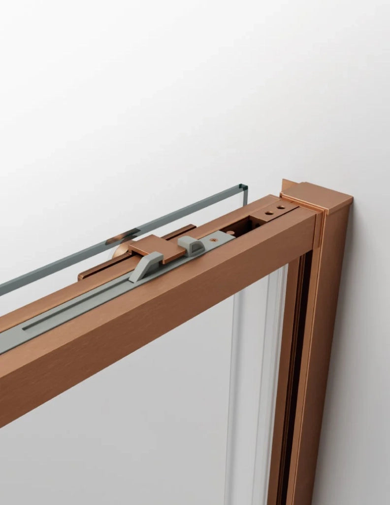 Box doccia ingresso angolare 2+2 ABANTE (TWENTY) 100x90 cm Rame