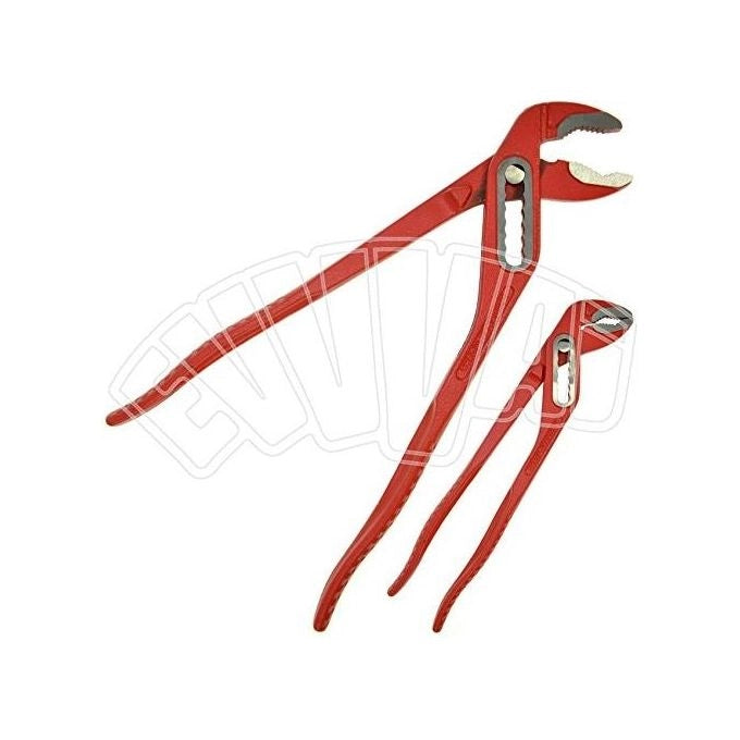 USAG 01800015 180 V Pinza a pappagallo regolabile a cerniera chiusa 7 posizioni in acciaio al cromo vanadio lunghezza 250 mm colore Nero