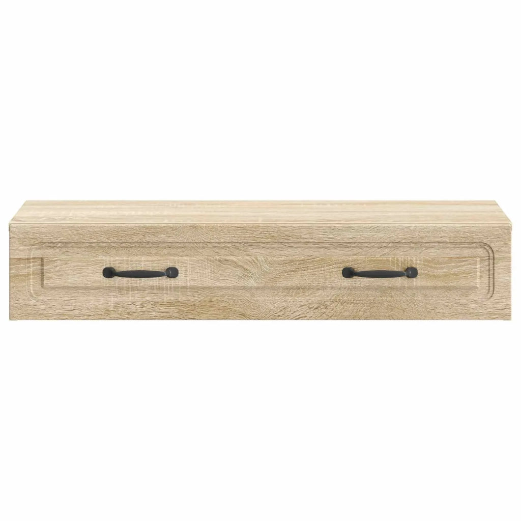 Tavolino da Parete Laterale | Tavolo laterale | Tavolino Rovere Sonoma 87,5 x 34,5 x 17 cm