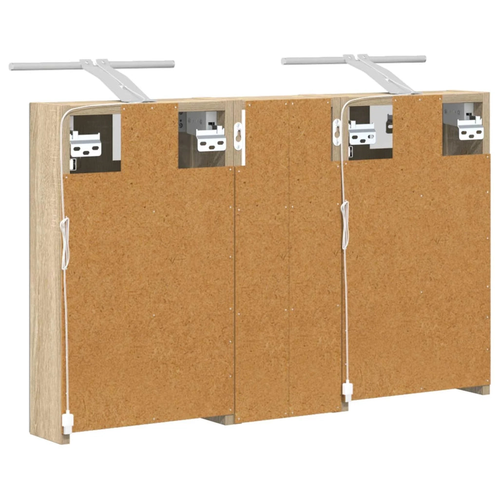 Set di Armadi da Bagno con lo scaffale 3 pcs 80 x 10,5 x 50 cm 3403658