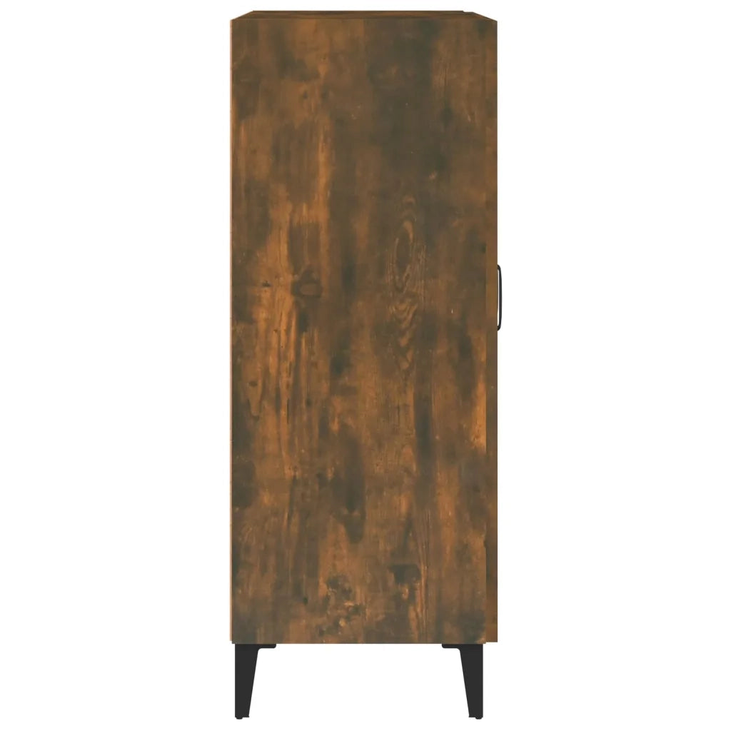 Credenza-Buffet-Armadio da cucina Rovere Fumo 69,5x34x90 cm in Legno Multistrato 597417