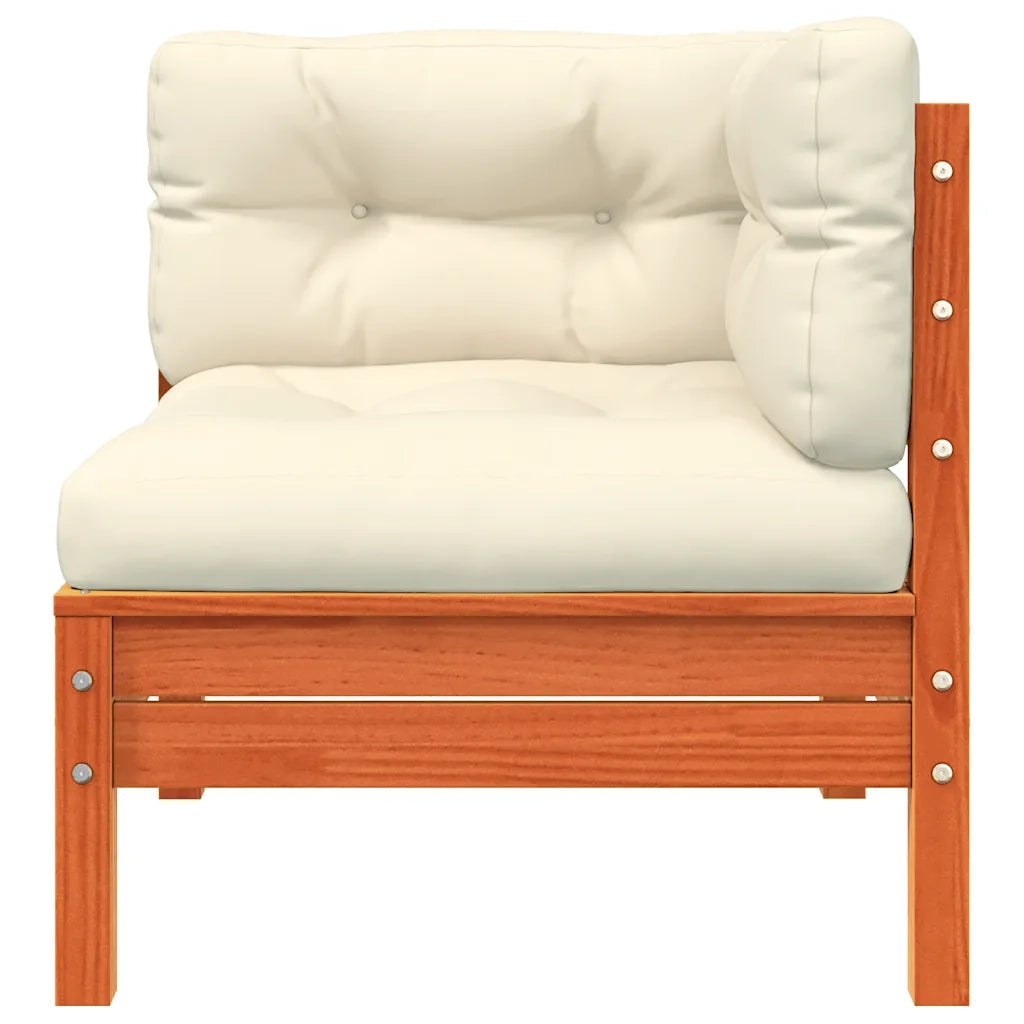 Divano da Giardino con Cuscini e Poggiapiedi 3 Posti-Sofa da Giardino-Divano da esterno 969944