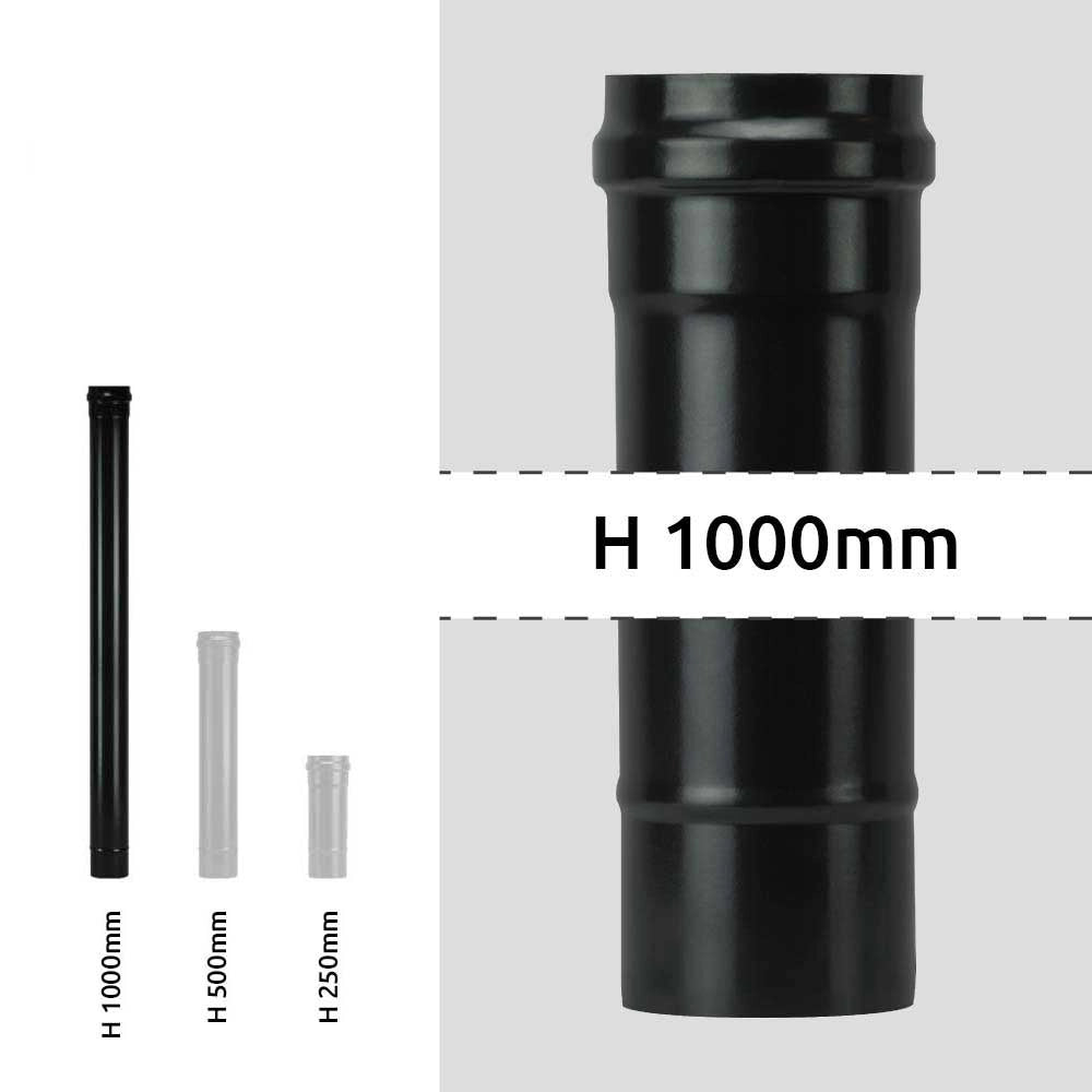 TUBO PER STUFE A PELLET 'LIGHT' Ø 100x1000 mm - SAVE