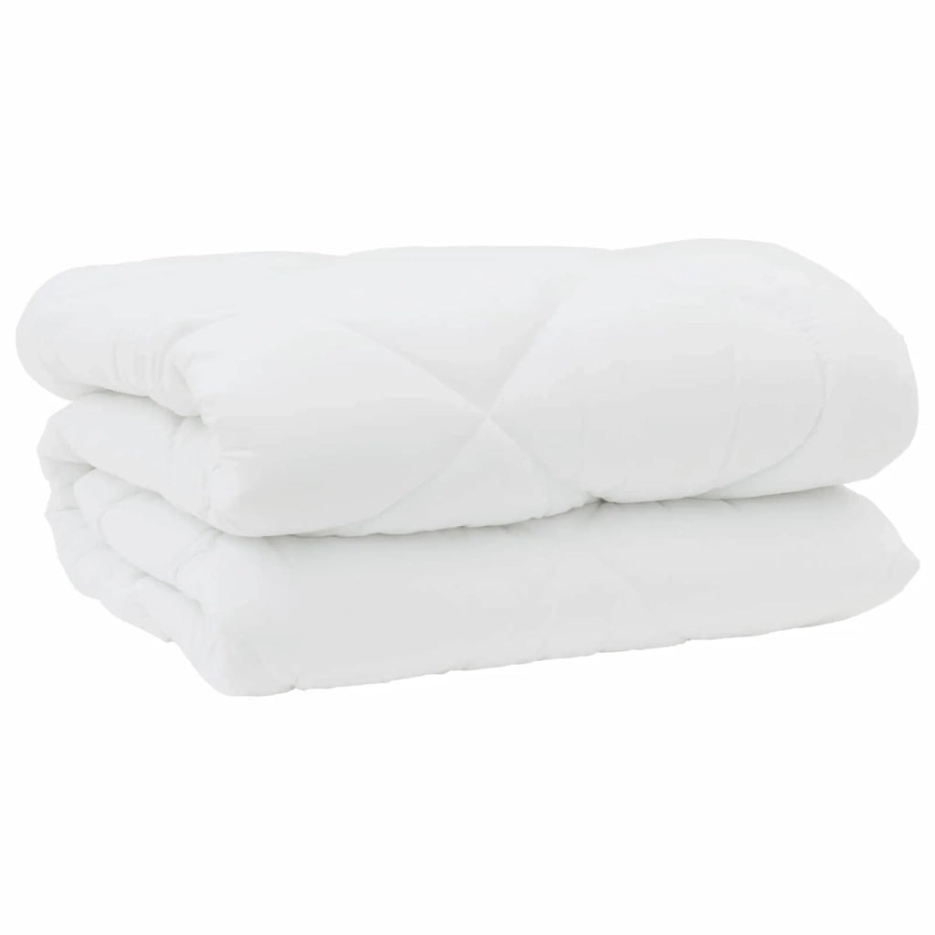 Duvet Invernale con cuscino 3 pcs Bianco Microfibra 3377838