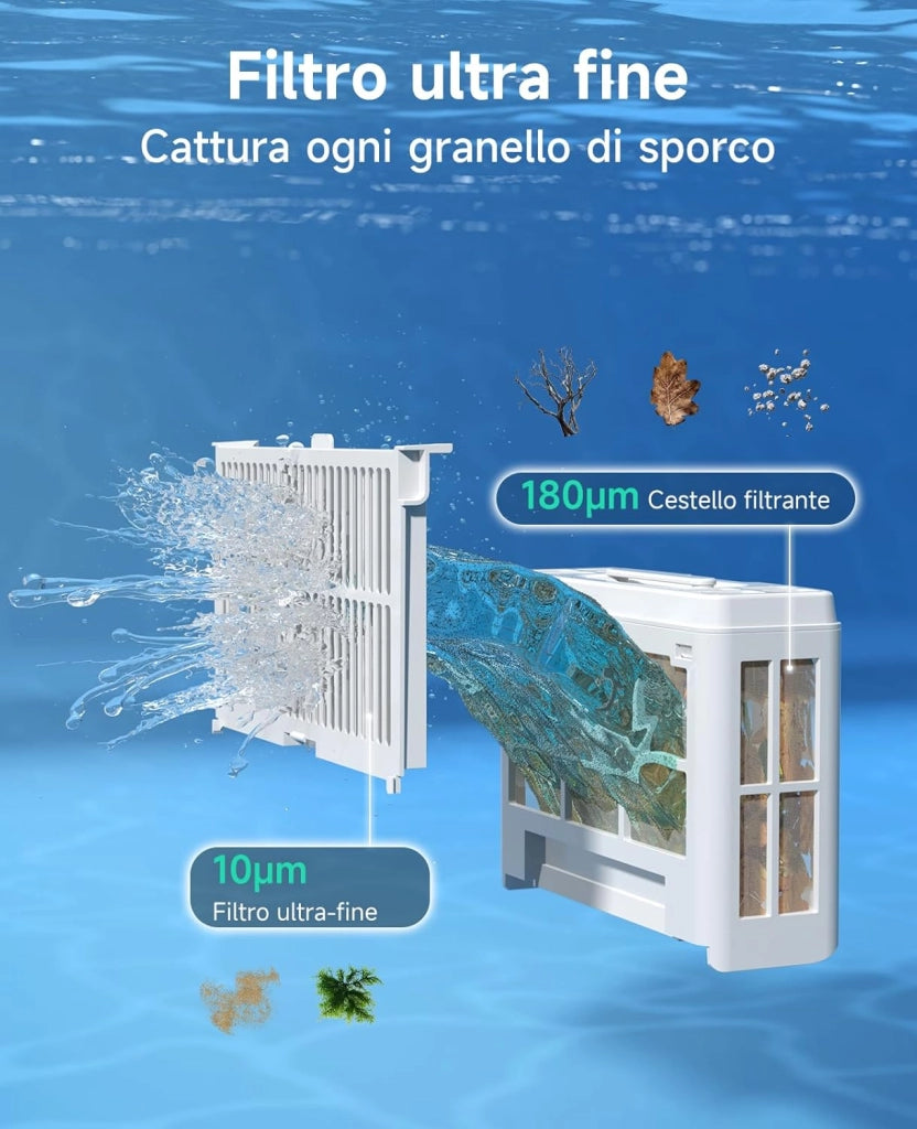 Robot Pulitore Piscina Wybot C2