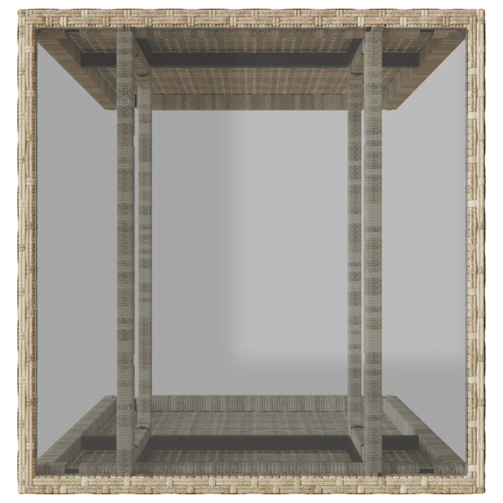 Set da Bistrò 3 pz con Cuscini Grigio Chiaro in Polyrattan 4003874