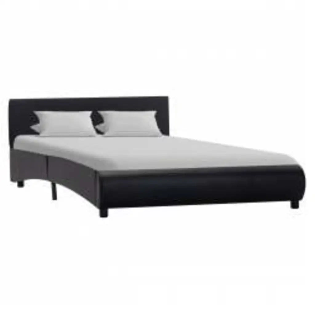 Giroletto con LED Nero in Similpelle 140x200 cm 285483