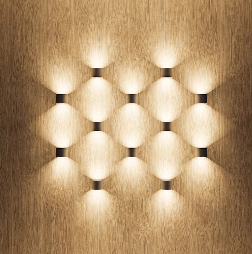 Applique LED da Parete LEK R 6,8W 120° 4000K Corten, Lampada da Interni ed Esterni a Luce Regolabile Orientabile - Beneito & Faure