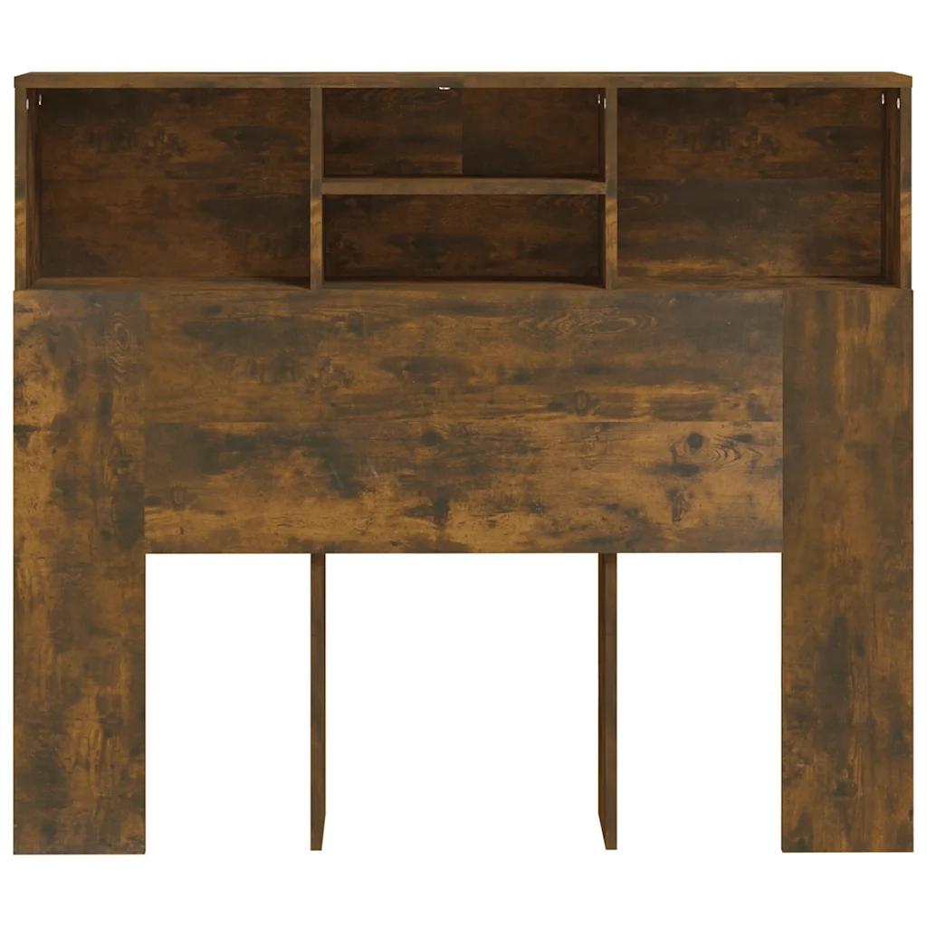 Testiera | Testata con Scomparti Rovere Fumo 120x19x103,5 cm
