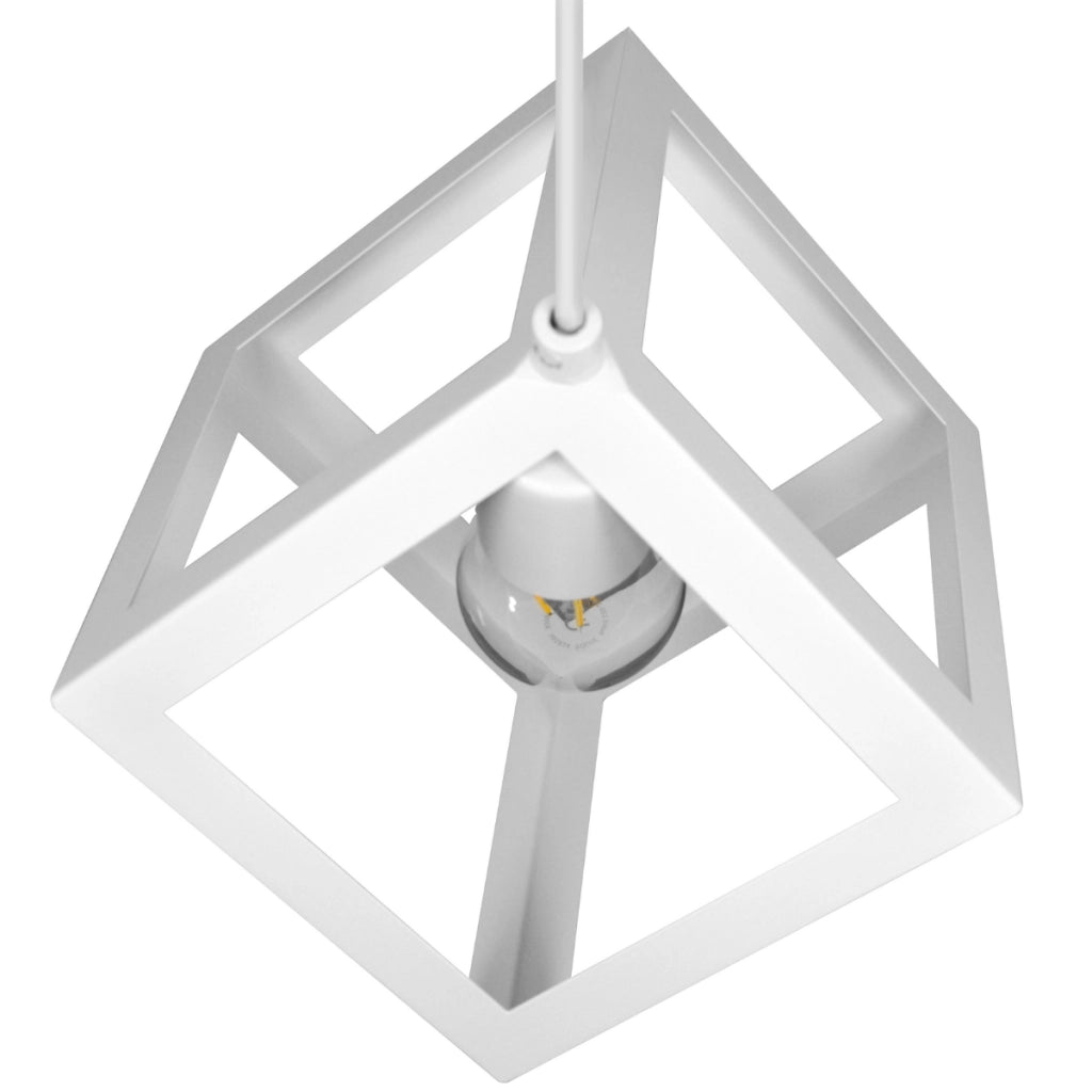 Lampadario Polux Sweden bianco metallo 3xE27