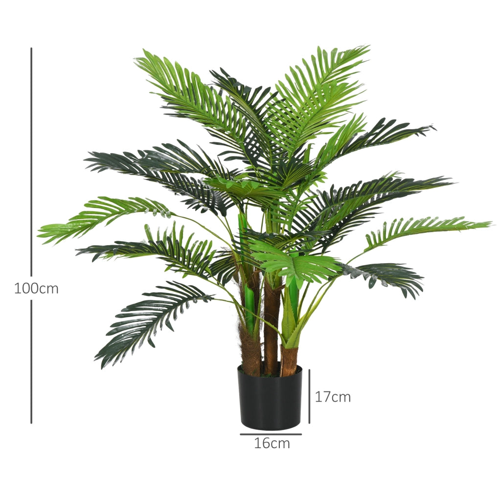 Albero Artificiale 100 cm con Vaso ¨C Minimal ¨C Verde