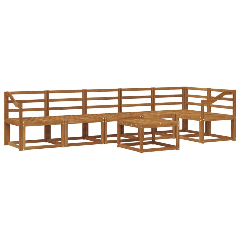 Set di divani da esterno 7 pcs Naturale 3366512