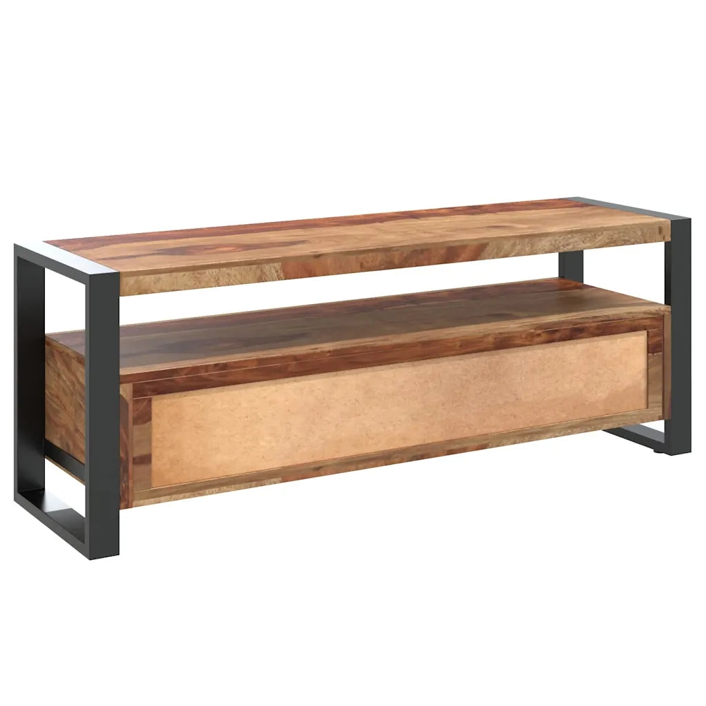 Mobile Porta TV-Credenza per TV 120x35x45 cm Legno Massello di Acacia