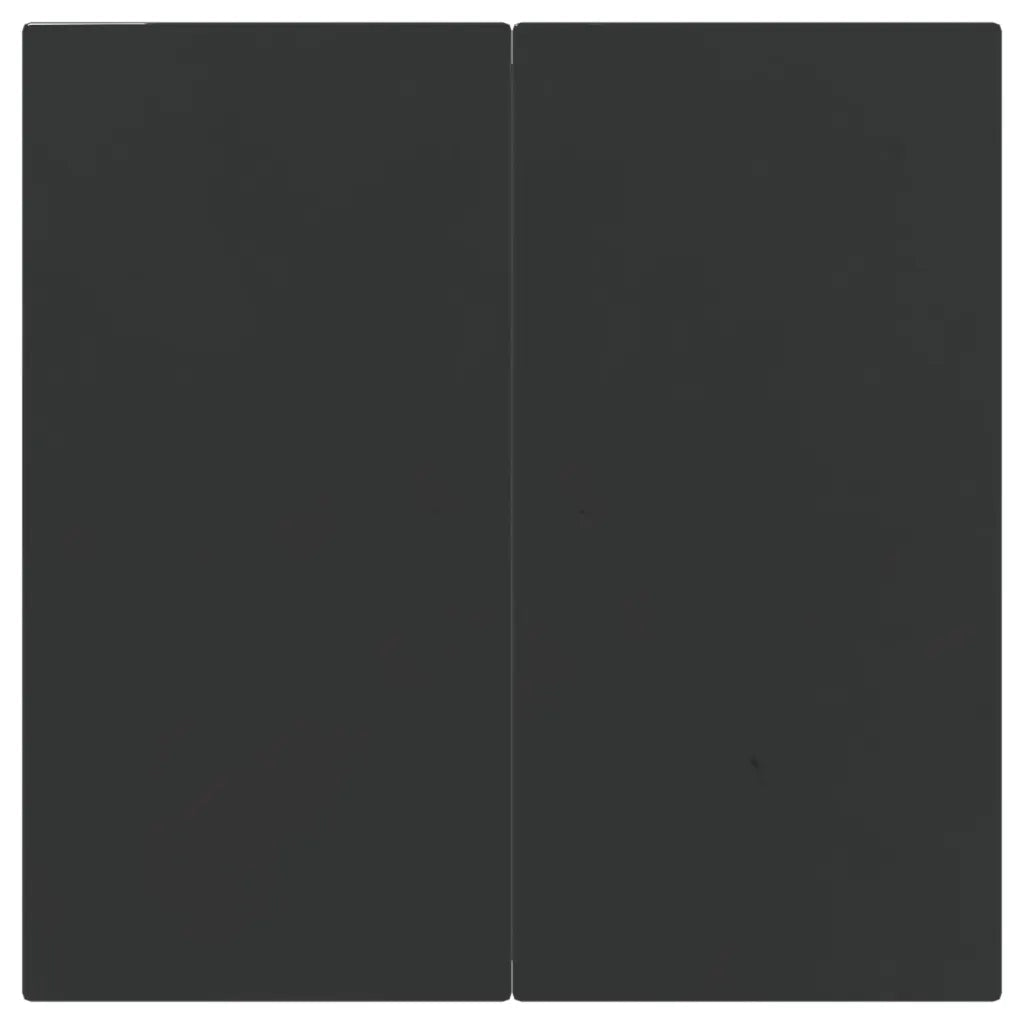 Set da Pranzo da Giardino 3 pz Nero in Polyrattan 3157866