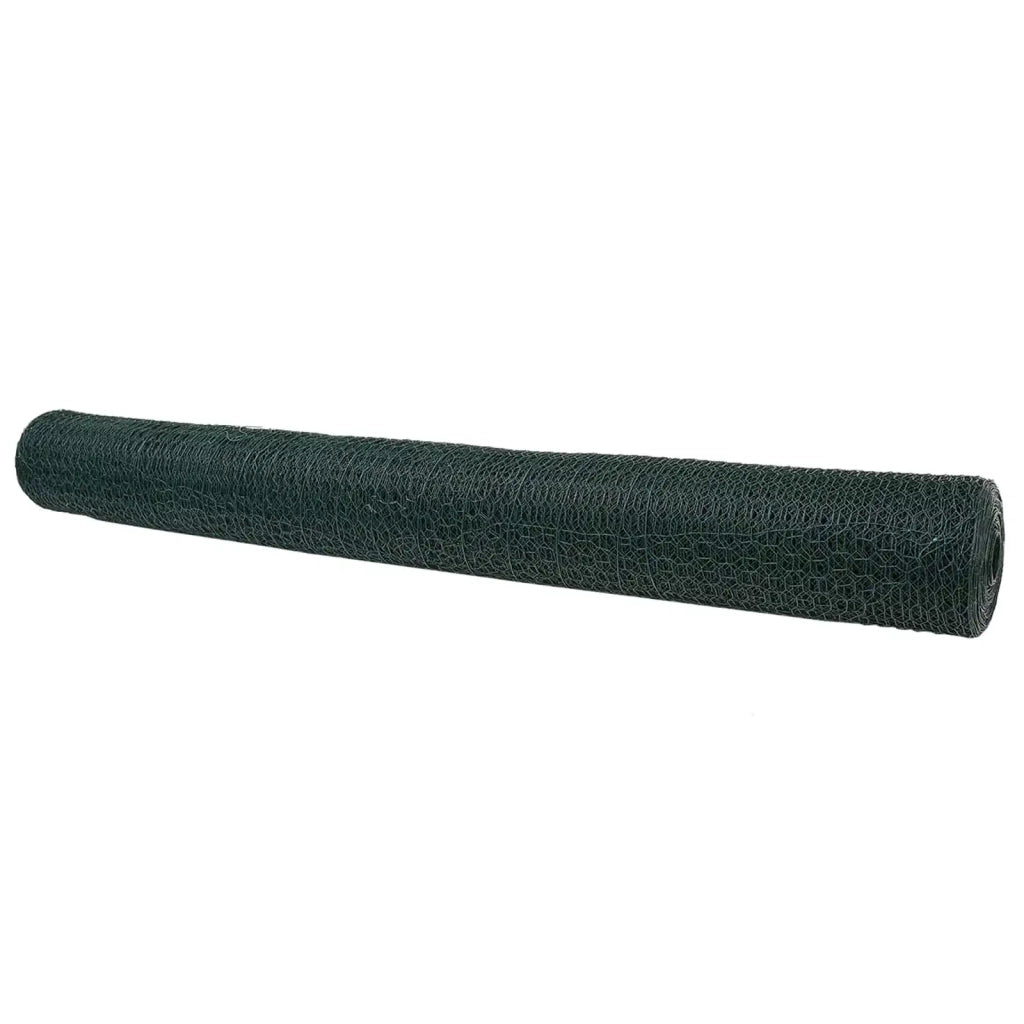 Recinzione Esagonale Verde 1,4 x 10 m PVC 42005353