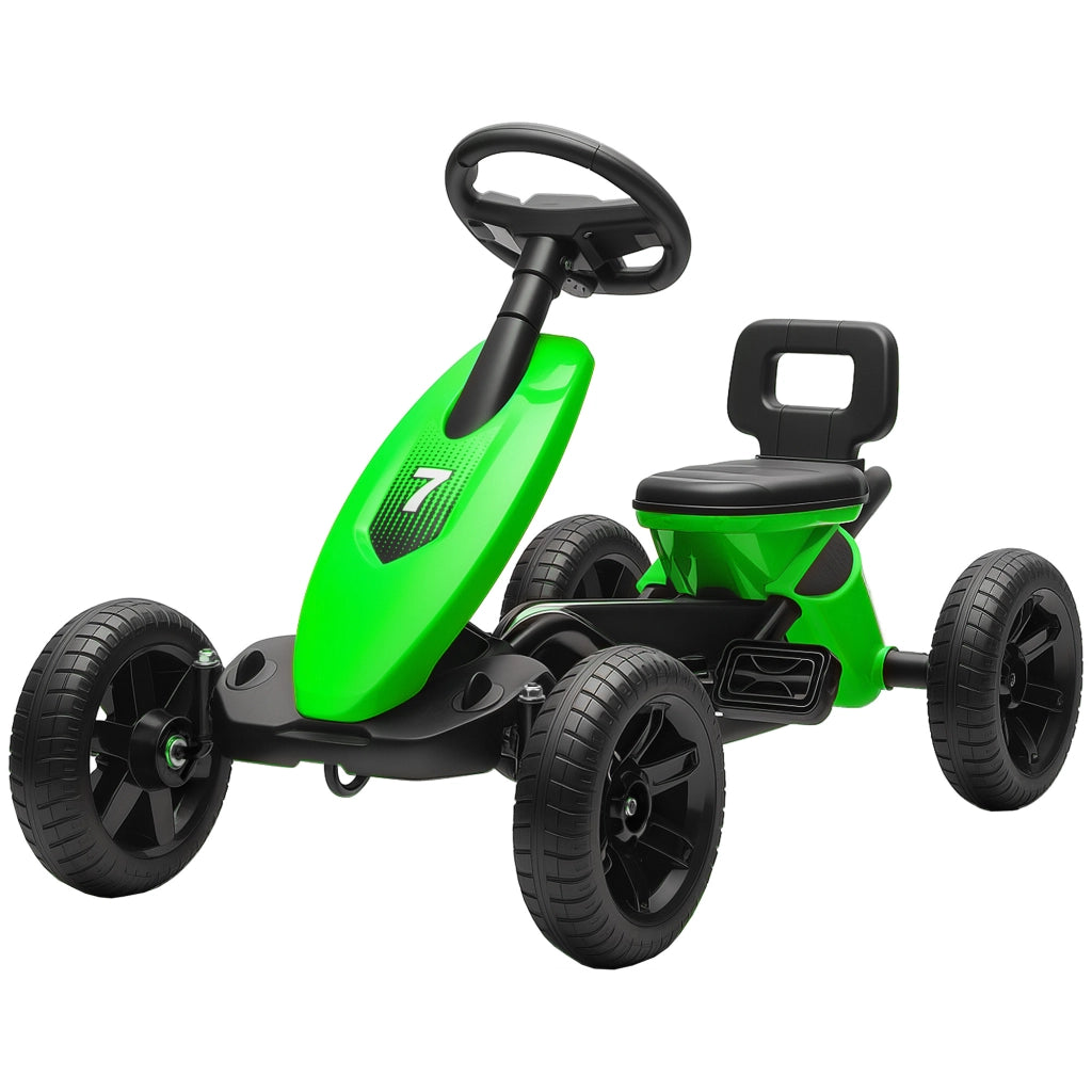 Go-kart a pedali per bambini 2-5 anni ¨C Xylo ¨C Ruote EVA silenziose verde
