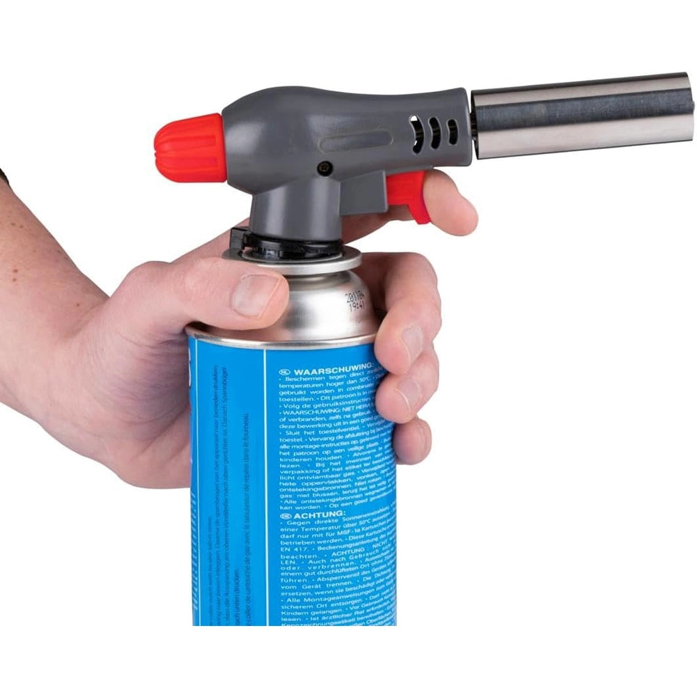 Bruciatore a Gas Butano con Valigetta 20,5x7,5x17,5cm Fiamma Regolabile All Ride