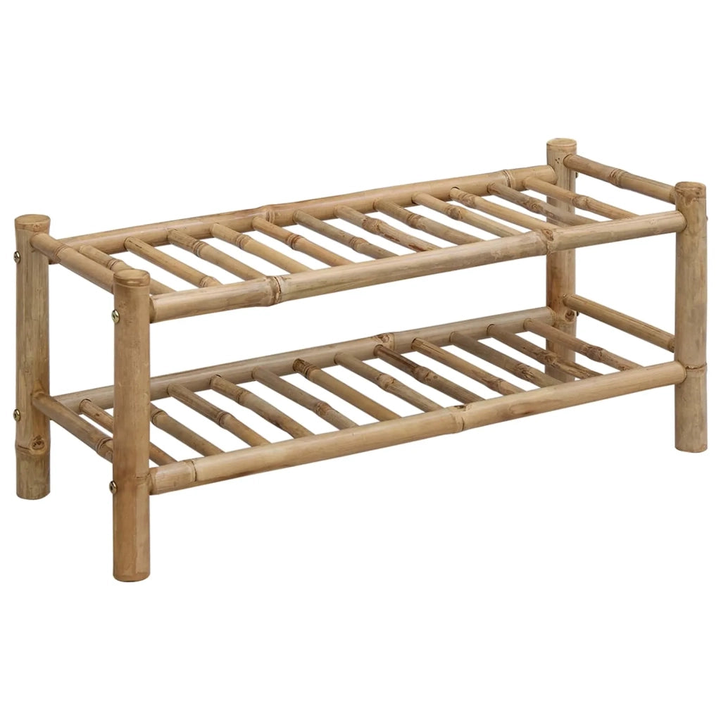 Scarpiera con lo scaffale Naturale 68 x 28 x 30 cm Bambù 42028235
