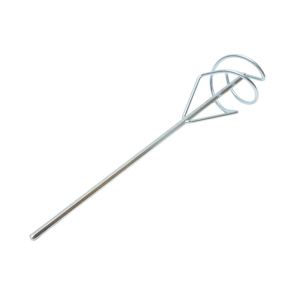 Paletta miscelatrice a spirale Breckner Germany – 400x80 mm con tija esagonale da 8 mm