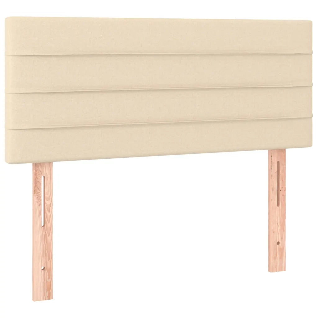 Giroletto a Molle con Materasso Crema 80x200 cm inTessuto