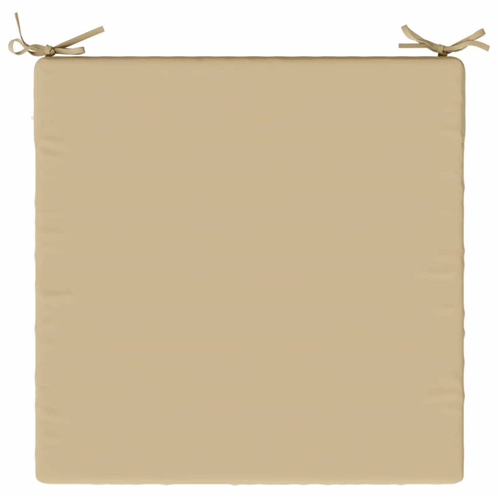 Cuscini per Sedia in 4 Pezzi SOEST 4 pz 100% Poliestere Beige 944670
