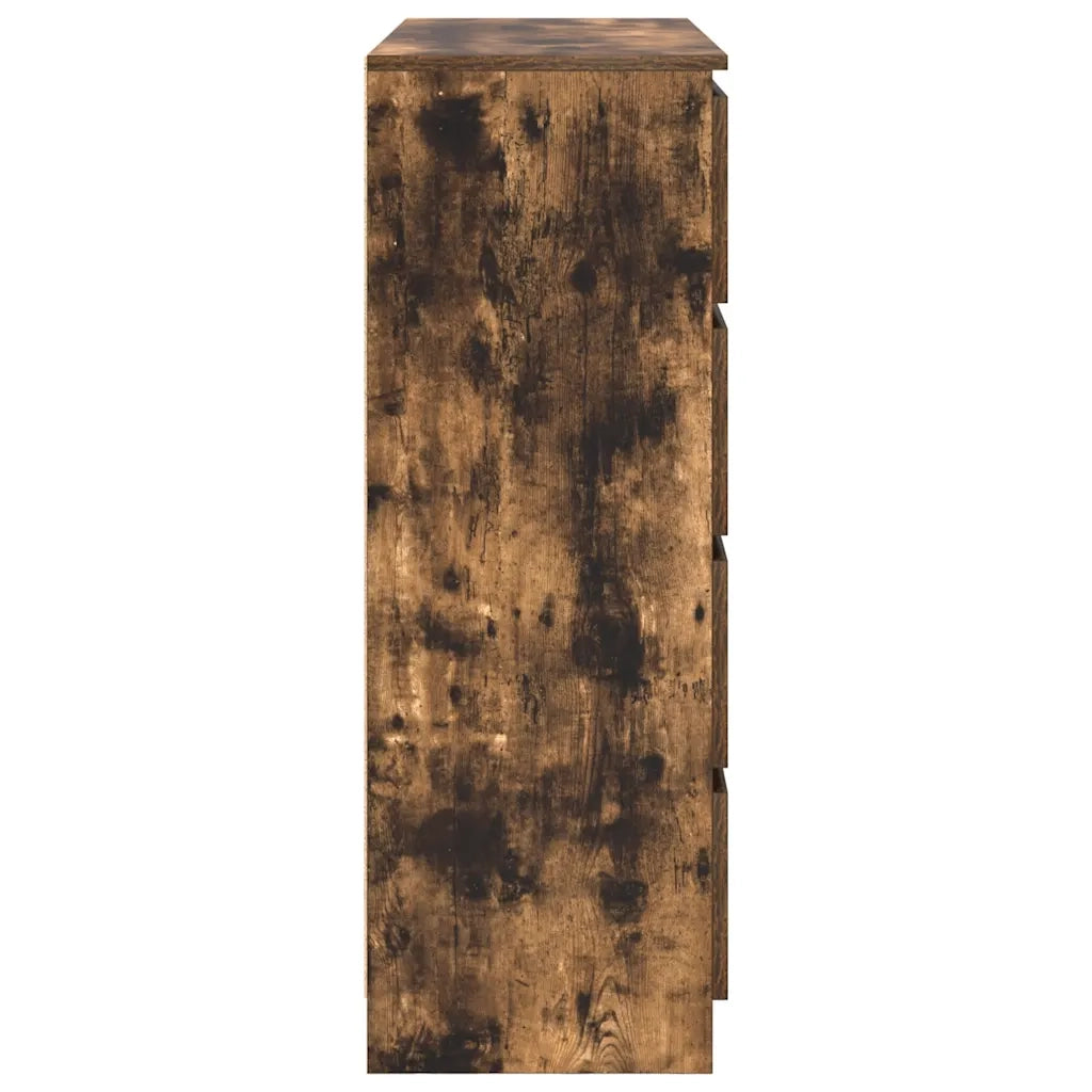 Credenza Rovere Fumo 100x35x99 cm in Legno Multistrato 3328493