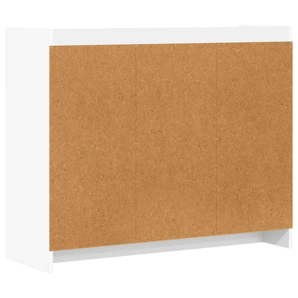 Credenza Bianco 98,5 x 33 x 80 cm Legno ingegnerizzato 8011123