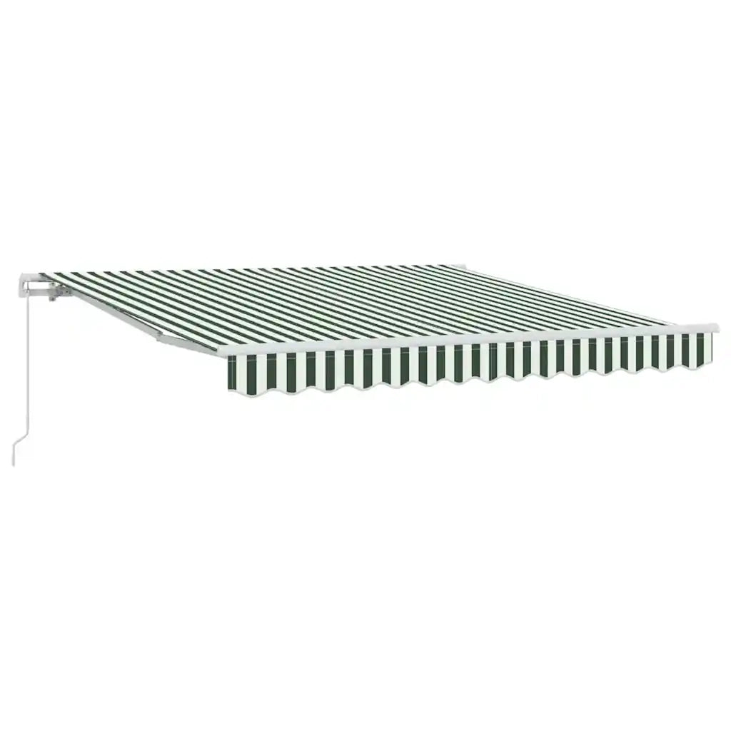 Tenda da Sole | Tenda parasole Verde e Bianco 300 x 250 x 165 cm Poliestere