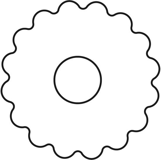 Accessori per biscotti in forma di biscotto, acciaio, stagno, 5 cm