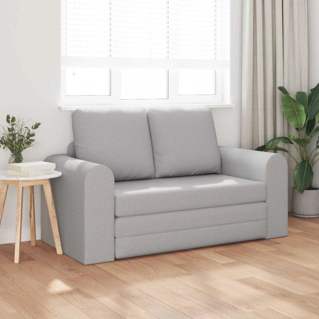 Divano letto | Sof¨¤ letto | Letto singolo Grigio Nuvola 148 x 71 x 83 cm Tessuto